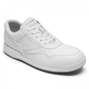 Rockport 7100 Plus ProWalker Men Sneakers White Singapore | KP3-04620