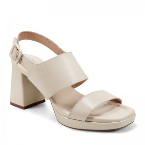 Rockport Aurielia 2 Band Women Heeled Sandals Cream Singapore | ZE2-02040