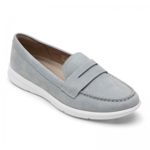 Rockport Ayva Washable Penny Women Loafers Blue Singapore | MJ2-35753