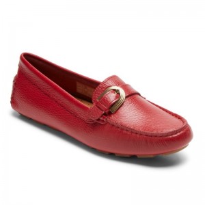 Rockport Bayview Buckle Women Loafers Red Singapore | JS4-87078