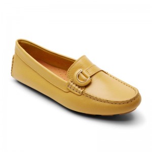 Rockport Bayview Ring Women Loafers Yellow Singapore | OG7-11701