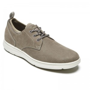 Rockport Beckwith Plain Toe Oxford Men Sneakers Olive Singapore | MO1-93019