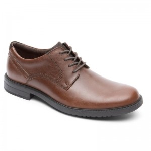 Rockport Berenger Men Oxford Shoes Brown Singapore | FE6-77007