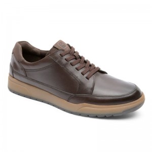 Rockport Bronson Lace to Toe Men Sneakers Dark Brown Singapore | JK6-83918