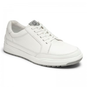 Rockport Bronson Lace-to-Toe Men Sneakers White Singapore | TD4-97429