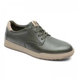 Rockport Bronson Plain Toe Men Sneakers Green Singapore | VY1-67086