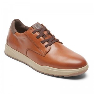 Rockport Bronson Plain Toe Men Sneakers Brown Singapore | VJ8-28382