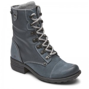 Rockport Brunswick Women Waterproof Boots Blue Singapore | YE6-99039