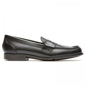 Rockport Classic Penny Men Loafers Black Singapore | YN3-56275