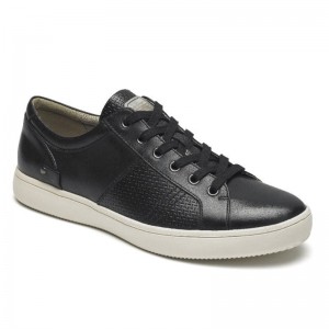 Rockport Colle Tie Classic Men Sneakers Black Singapore | OB9-37193