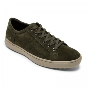 Rockport Colle Tie Men Sneakers Olive Singapore | MN6-91159