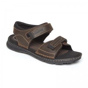 Rockport Darwyn Quarter-Strap Men Sandals Brown Singapore | IT5-31483