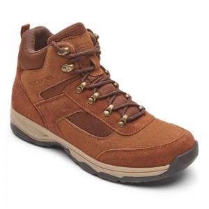 Rockport Dickinson Hiker Men Hiking Boots Brown Singapore | VX4-41604