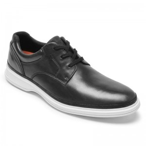 Rockport DresSports 2 Go Plain Toe Men Oxford Shoes Black Singapore | SX3-72207