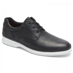 Rockport DresSports 2 Go Plain Toe Men Oxford Shoes Black Singapore | YW5-26152