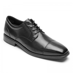 Rockport DresSports Work Cap Toe Men Oxford Shoes Black Singapore | MT7-18011