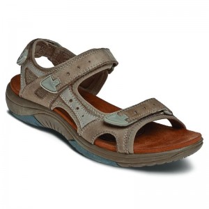 Rockport Fiona Adjustable Women Sandals Grey Brown Singapore | MG7-96519