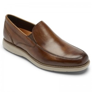 Rockport Garett Venetian Men Loafers Brown Singapore | FM1-38703