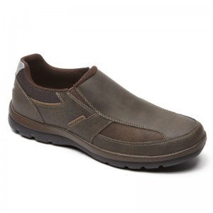 Rockport Get Your Kicks Slip-On Men Casual Shoes Brown Singapore | LE1-90829