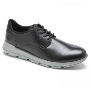 Rockport Grady Men Oxford Shoes Black Singapore | PI1-59825