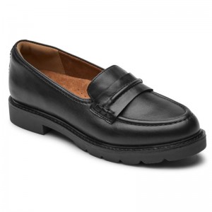 Rockport Janney Women Loafers Black Singapore | JC1-83408