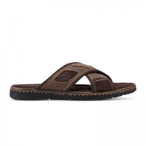 Rockport Jasper X Band Men Sandals Dark Brown Singapore | YI3-24042