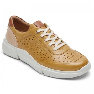 Rockport Juna Perforated Women Sneakers Yellow Singapore | PG1-81848