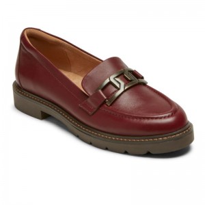 Rockport Kacey Chain Women Loafers Red Singapore | XG4-88408