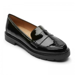 Rockport Kacey Penny Women Loafers Black Singapore | AB0-32033