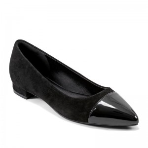 Rockport Kenzie Total Motion Pointy Toe Dress Women Ballet Flats Black Singapore | AO2-96089