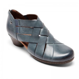 Rockport Laurel Woven Women Booties Grey Singapore | KV5-70127