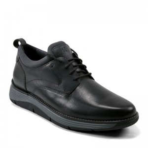 Rockport Lukah Lace-up Men Sneakers Black Singapore | HK4-23262