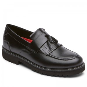 Rockport Maverick Tassel Men Loafers Black Singapore | VY2-64436