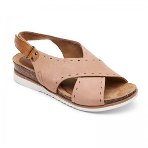 Rockport May Slingback Women Sandals Pink Singapore | YP8-12281