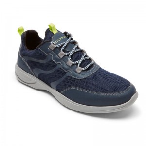 Rockport Metro Path Ghillie Men Sneakers Navy Singapore | KE9-02200