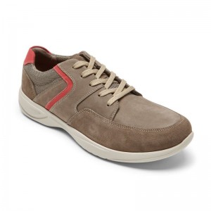 Rockport Metro Path Men Sneakers Grey Brown Singapore | LR1-56525