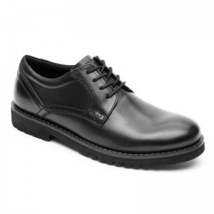 Rockport Mitchell Men Oxford Shoes Black Singapore | UO4-05890