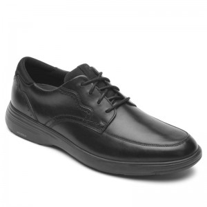 Rockport Noah Apron Toe Men Oxford Shoes Black Singapore | TW1-36593