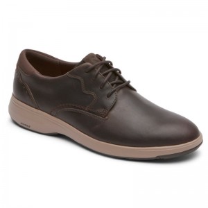 Rockport Noah Men Oxford Shoes Dark Brown Singapore | PH0-58385