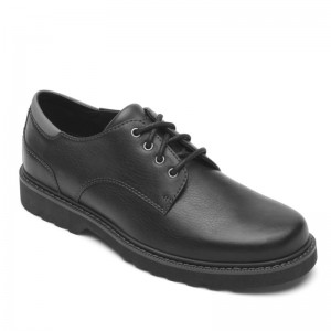 Rockport Northfield Waterproof Men Oxford Shoes Black Singapore | BW6-20842