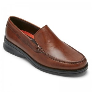 Rockport Palmer Venetian Men Loafers Brown Singapore | DR9-85818