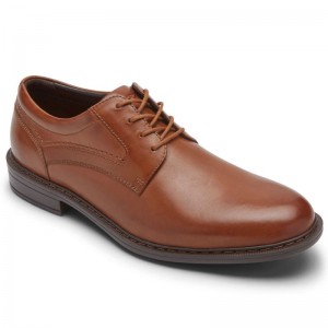 Rockport Parsons Plain Toe Men Oxford Shoes Brown Singapore | SB5-52795