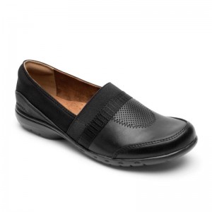 Rockport Penfield A-Line Women Slip Ons Black Singapore | OD0-56375