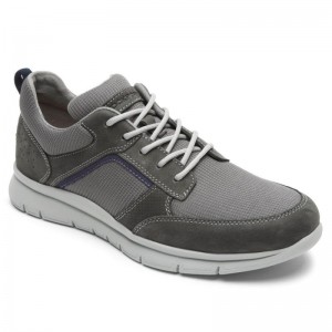 Rockport Primetime Casual Mudguard Men Sneakers Grey Singapore | HV2-92319