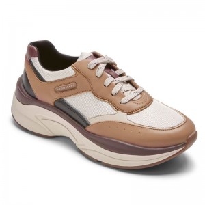 Rockport ProWalker Eco Women Sneakers Brown/Black Singapore | HZ1-37673