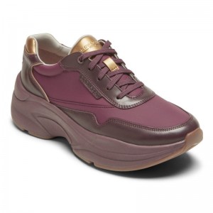 Rockport ProWalker NEXT Women Sneakers Dark Red Singapore | WT0-00020