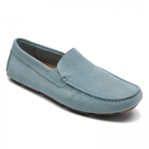 Rockport Rhyder Venetian Men Loafers Light Blue Singapore | LB7-15191