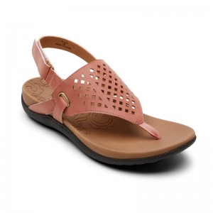 Rockport Ridge Thong Women Sandals Pink Singapore | WN2-48834