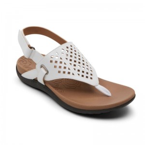 Rockport Ridge Thong Women Sandals White Singapore | HD3-65576