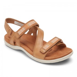 Rockport Rubey Asymmetrical Women Sandals Brown Singapore | WN1-75467